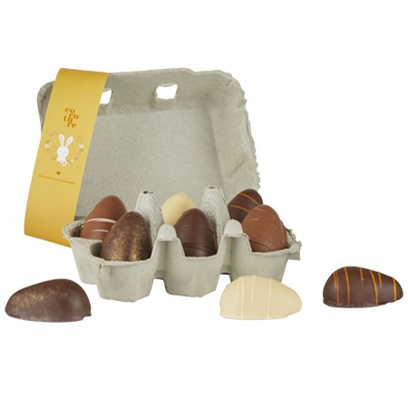 Marsipanägg i äggkartong – 216 gram