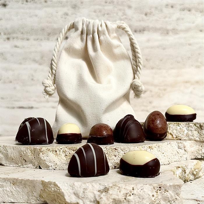 9 Handgjorda Dessertpåskägg i Ekologisk Påskpåse