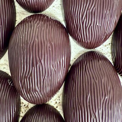 Chokladskal med 6 Stora Danska Handgjorda Påskägg 255 gram