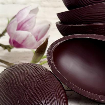 Chokladskal med 4 Stora Danska Handgjorda Påskägg - 173 gram