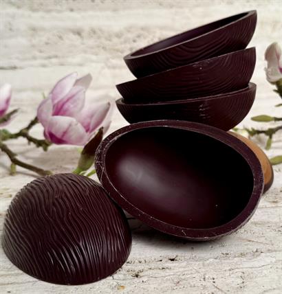 Chokladskal med 6 Stora Danska Handgjorda Påskägg 255 gram