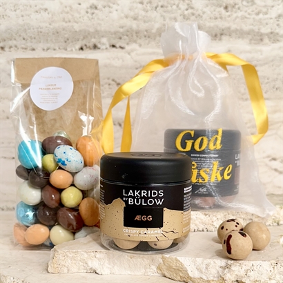 Påskpåse med Bülow Crispy Caramel och Lyxig Påskblandning