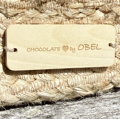 Jute Kurv med Italiensk Chokolade Passion 500 gram
