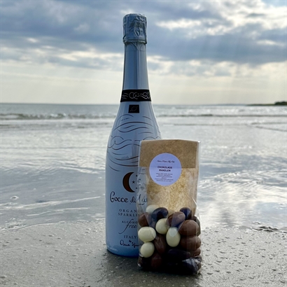 Sommergave med Alkoholfri Spumante og Italienske Chokolademandler