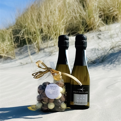 Den Søde Sommergave - Prosecco og Chokolademandler