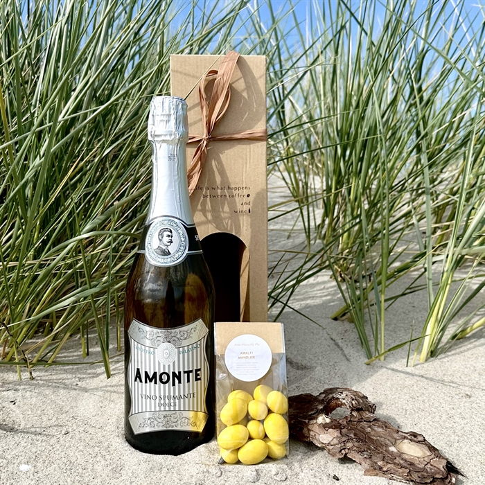 Sommergave med Italiensk Spumante og Amalfi Chokolademandler