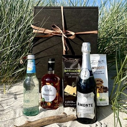 Sommergave - Arancello Spritz Kit med lækre Snacks