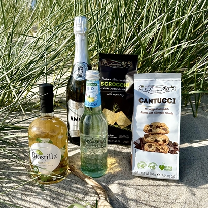 Hugo Spritz Kit med lækre Snacks