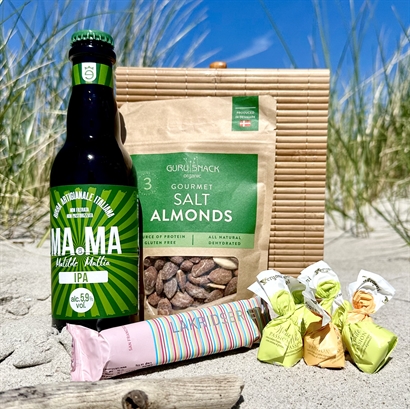 Sommergave - Italiensk IPA Øl, Lakrids, Chokolade og Økologiske Saltmandler