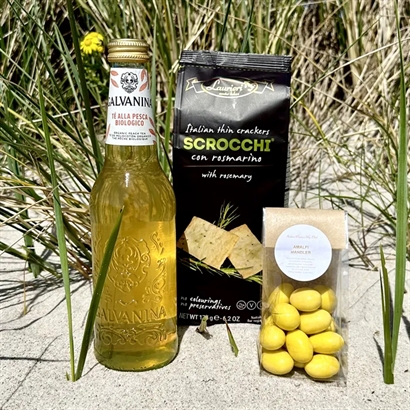 Alkoholfri Sommergave med Økologisk Ice Tea, Amalfimandler og snacks
