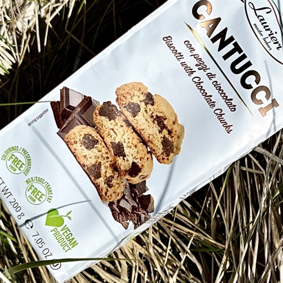 Sommergave med Bobler, Belgisk Chokolade, Cantucci og Salte Mandler