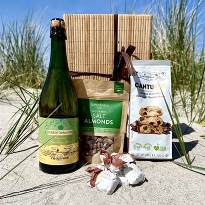 Alkoholfri sommergave med Cider, Chokolade, Cantucci og Salte Mandler