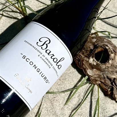Bambusæske med Barolo 2017, Belgisk chokolade, Cantucci og Salte Cashew Nødder
