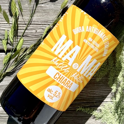 Sommergave med 75 cl. italiensk øl og økologiske cashew nødder