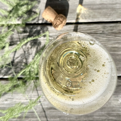 Bambusæske med Prosecco, Belgiske Gourmet Dessertchokolader og Macarons