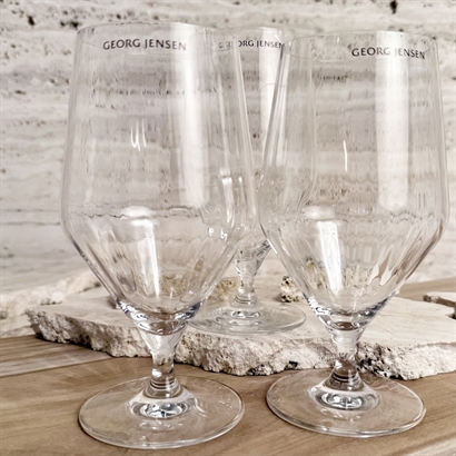 Luksuskurv med Georg Jensen Ølglas, Danske kloster øl og delikatesser