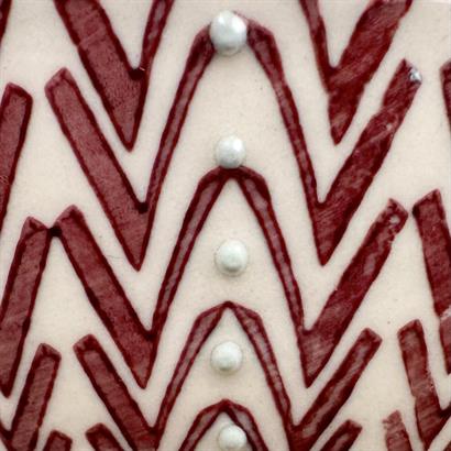 Bloomingville mønstret keramikskål med 200 gram luksus Chokoladeblanding.