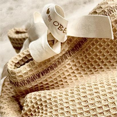 Meningsfuld gave - Bomuldspose med blomstereng og Luksus Chokoladeblanding 900 gram