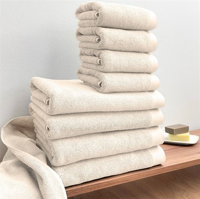 SEKAN. Dansk designet gots og øko-tex luksus håndklædesæt 10 stk. Vejledende udsalgspris 1599,-
